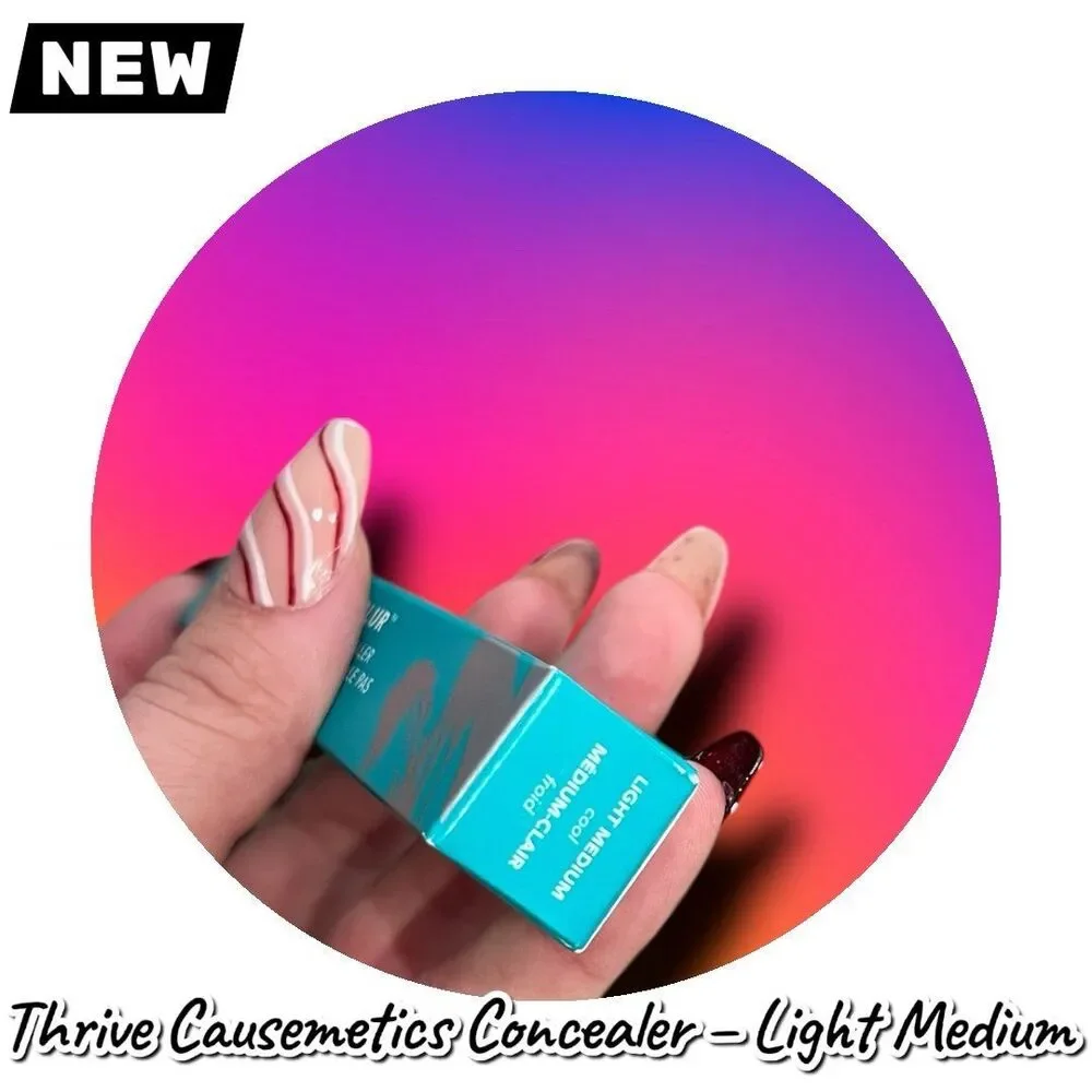 New NWT Thriv Buildable Creaseless Concealer – Light Medium
